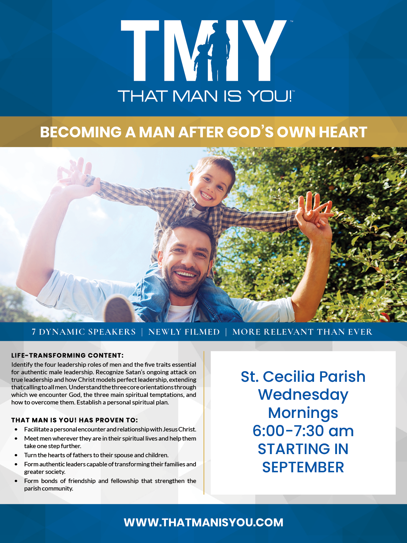 Becoming a Man After God's Own Heart Posters - 18 x 24 (Set of 2)