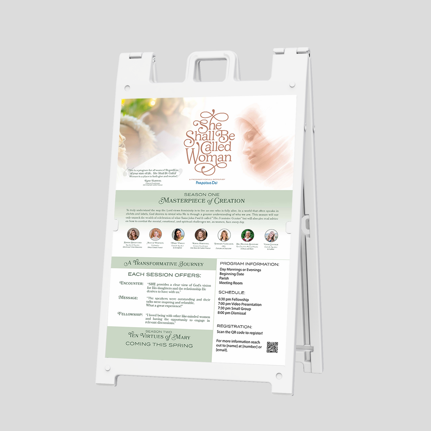 Masterpiece of Creation - Coroplast Sign with A-Frame Stand - 24 x 36
