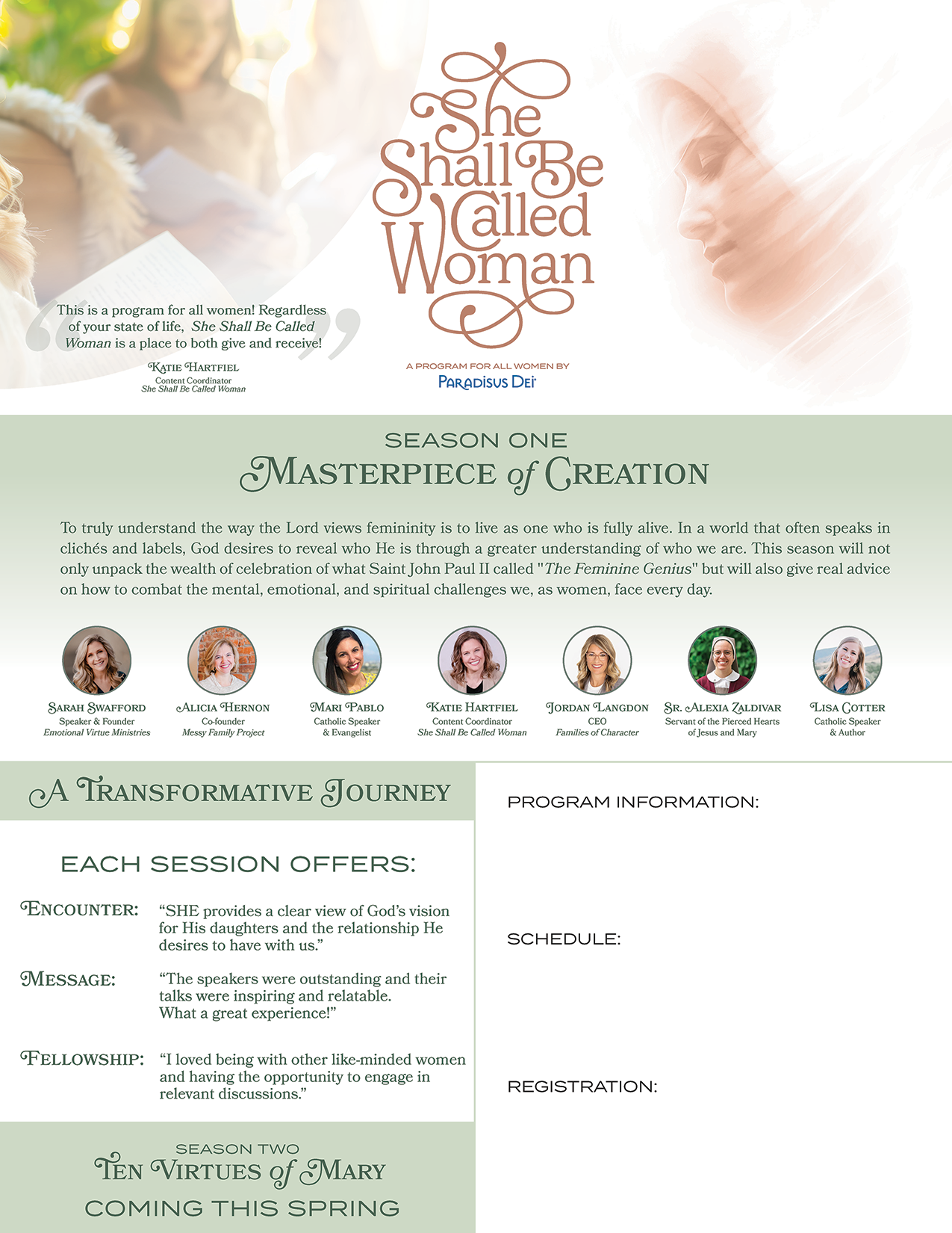 Masterpiece of Creation - Printed Bulletin Inserts (Min order 100)
