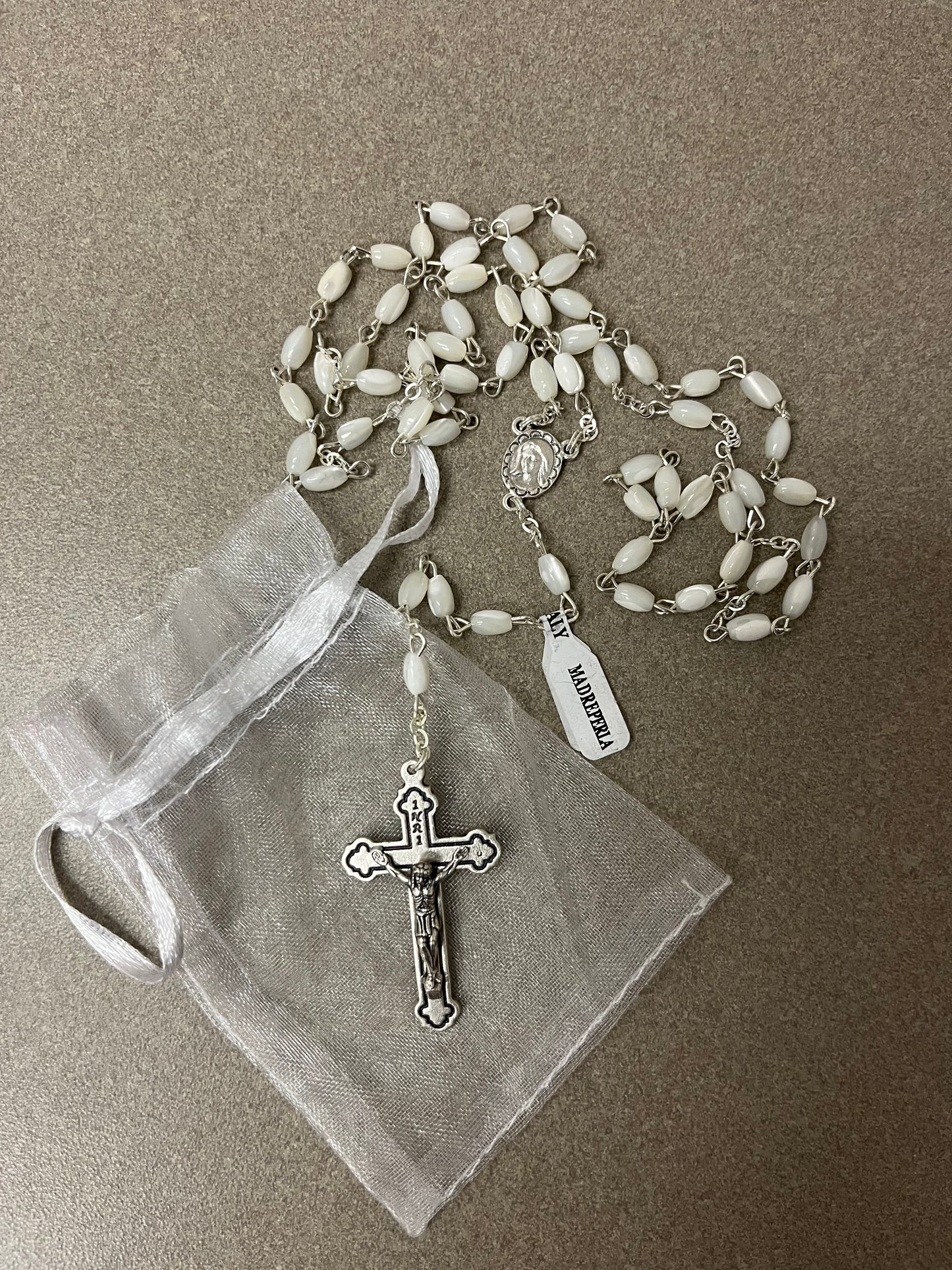 Mother of Pearl Rosary - TWTL Shop
