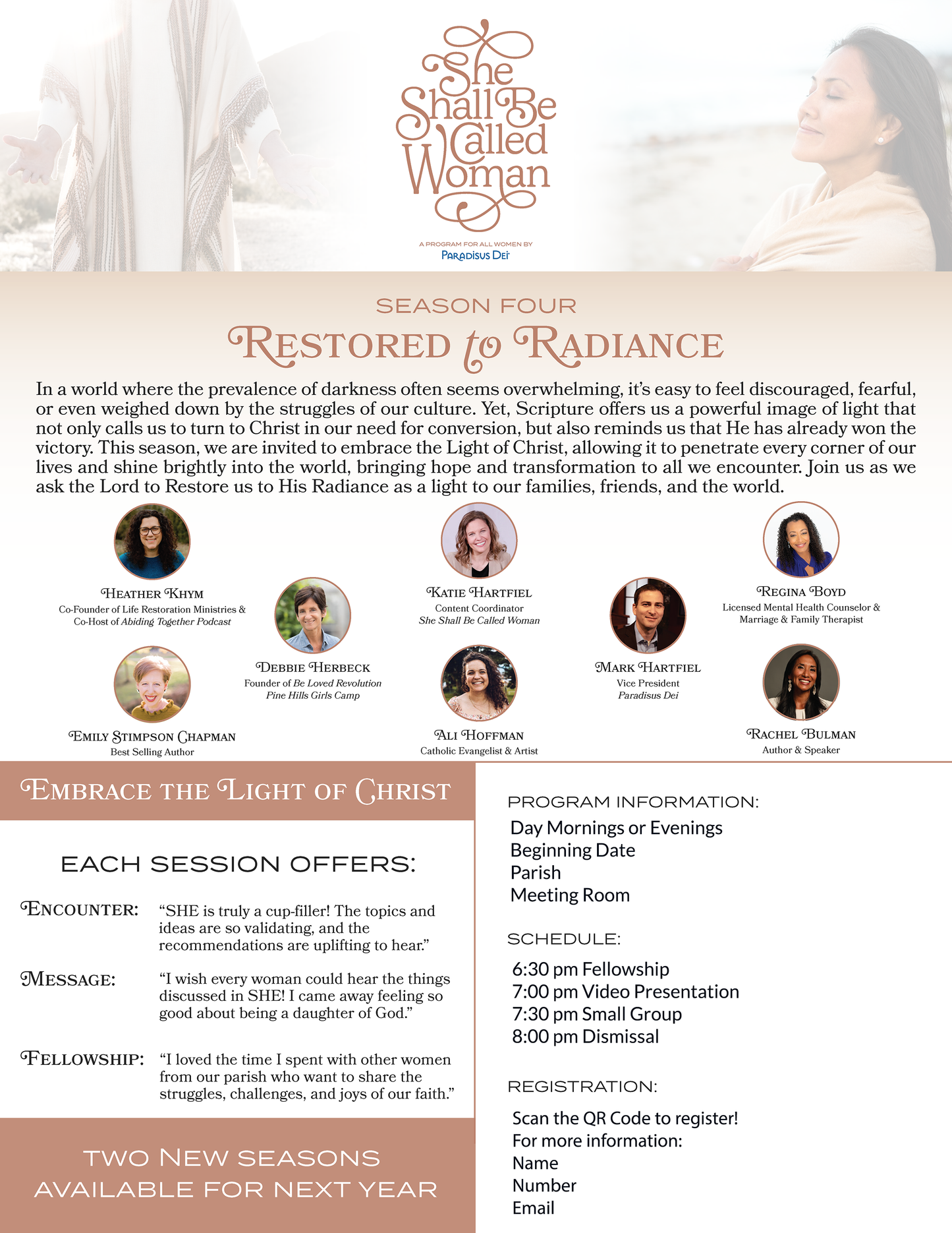 Restored to Radiance Bulletin Insert - Digital File Only