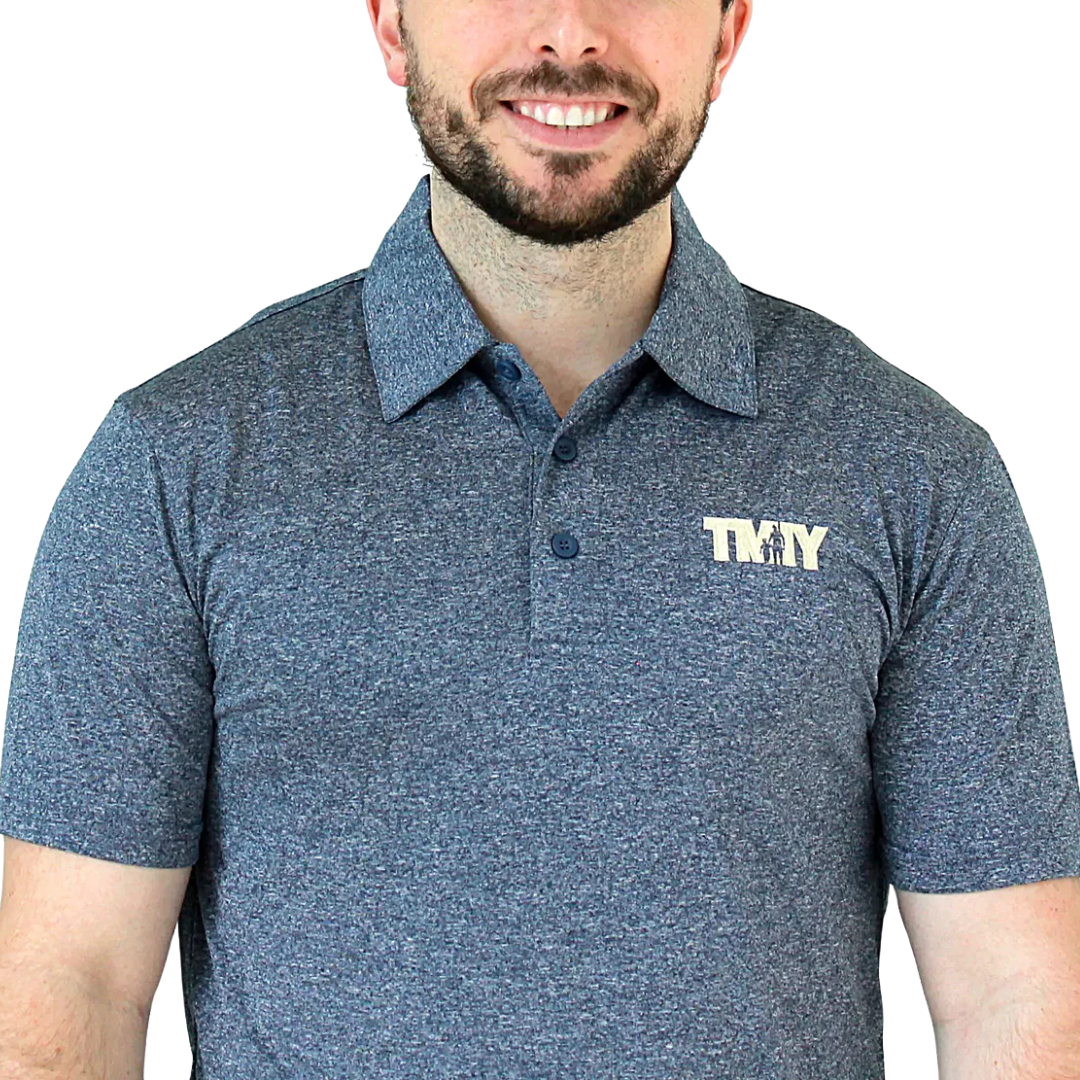 TMIY Core Team Embroidered Heathered Polo