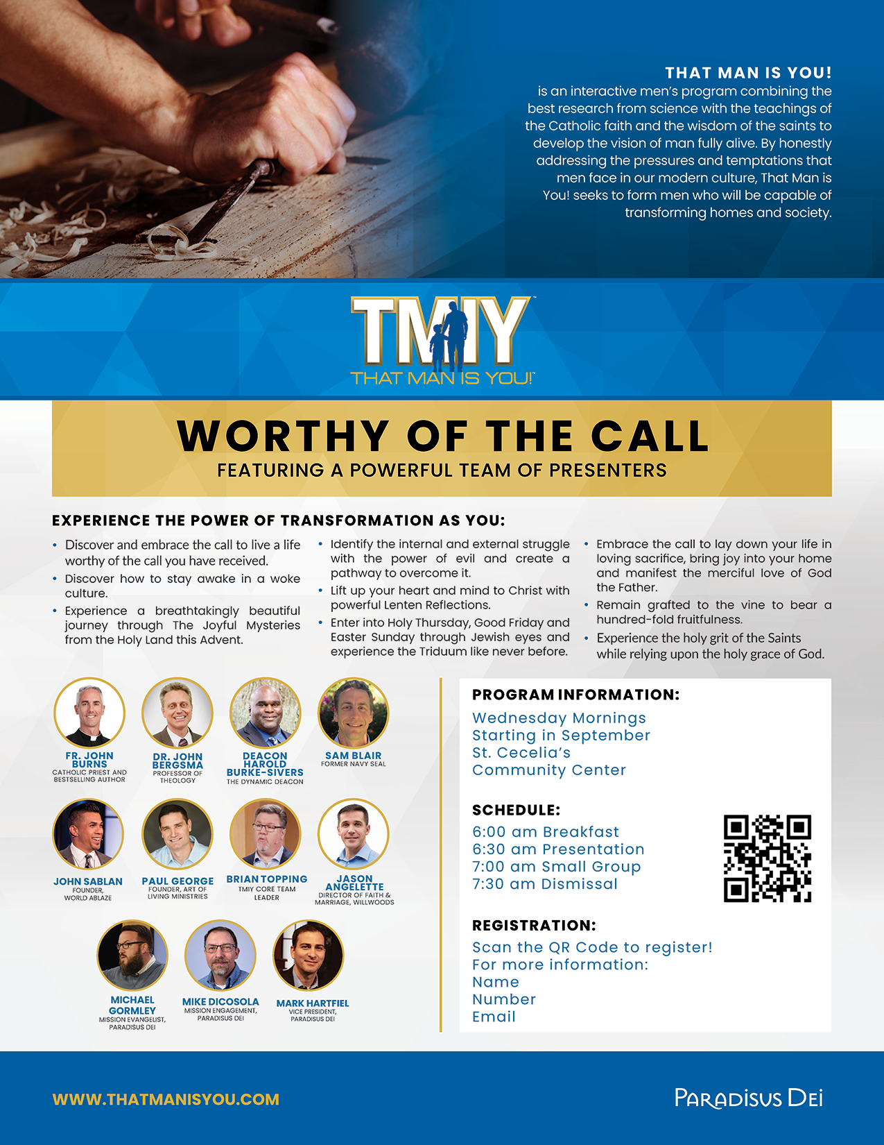 Worthy of the Call - Printed Bulletin Inserts (Min order 100)