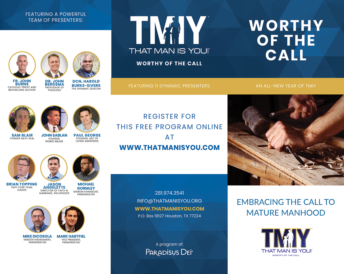 Worthy of the Call Trifolds - Pack of 50