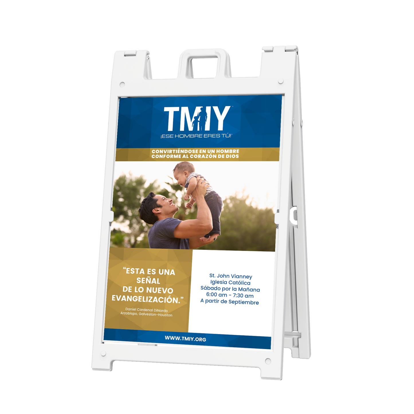 EHET Año 1 - Coroplast Sign with A-Frame Stand - 24 x 36