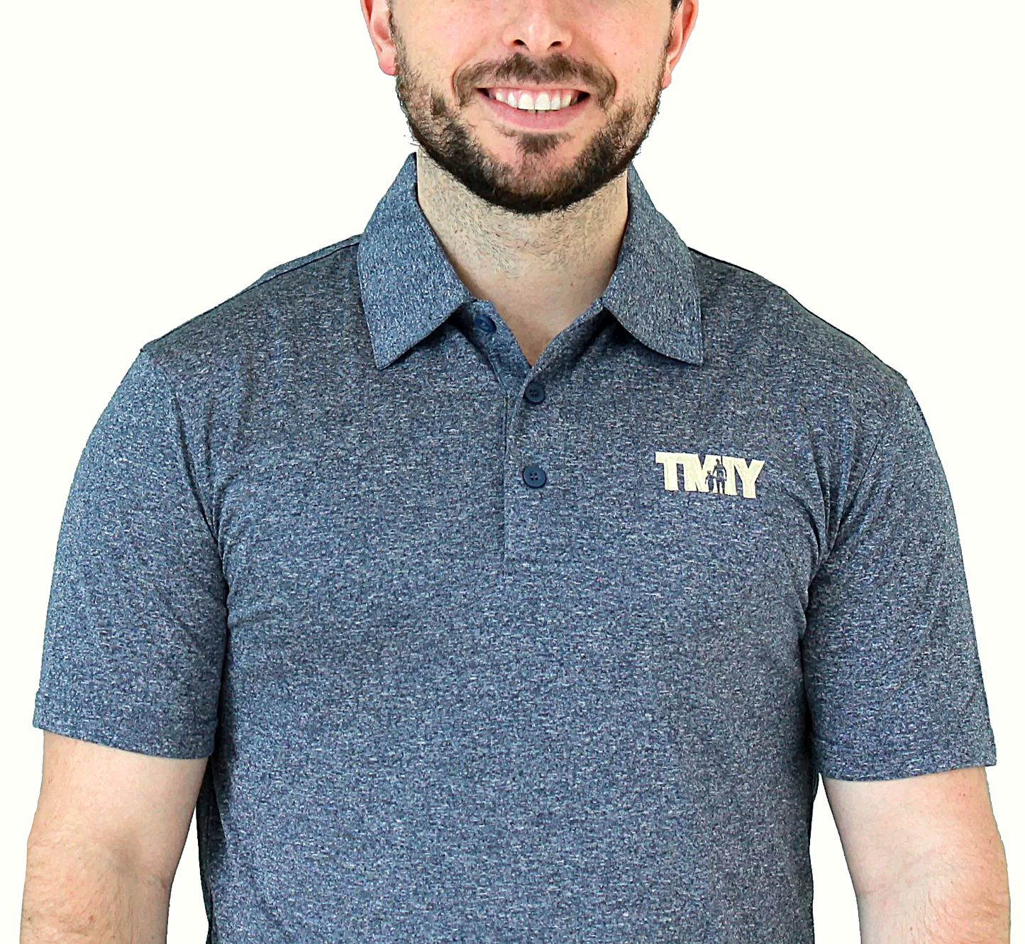 TMIY Core Team Embroidered Heathered Polo
