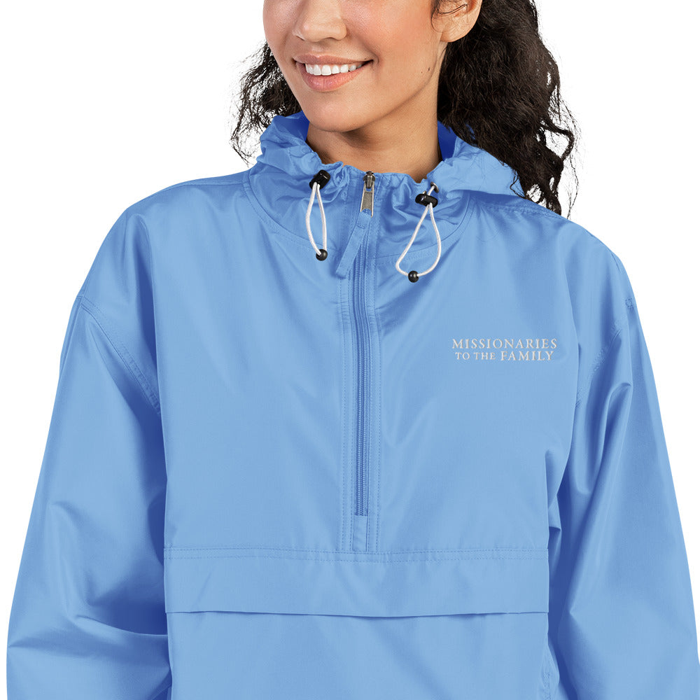 Missionaries to the Family Embroidered Champion Packable Jacket