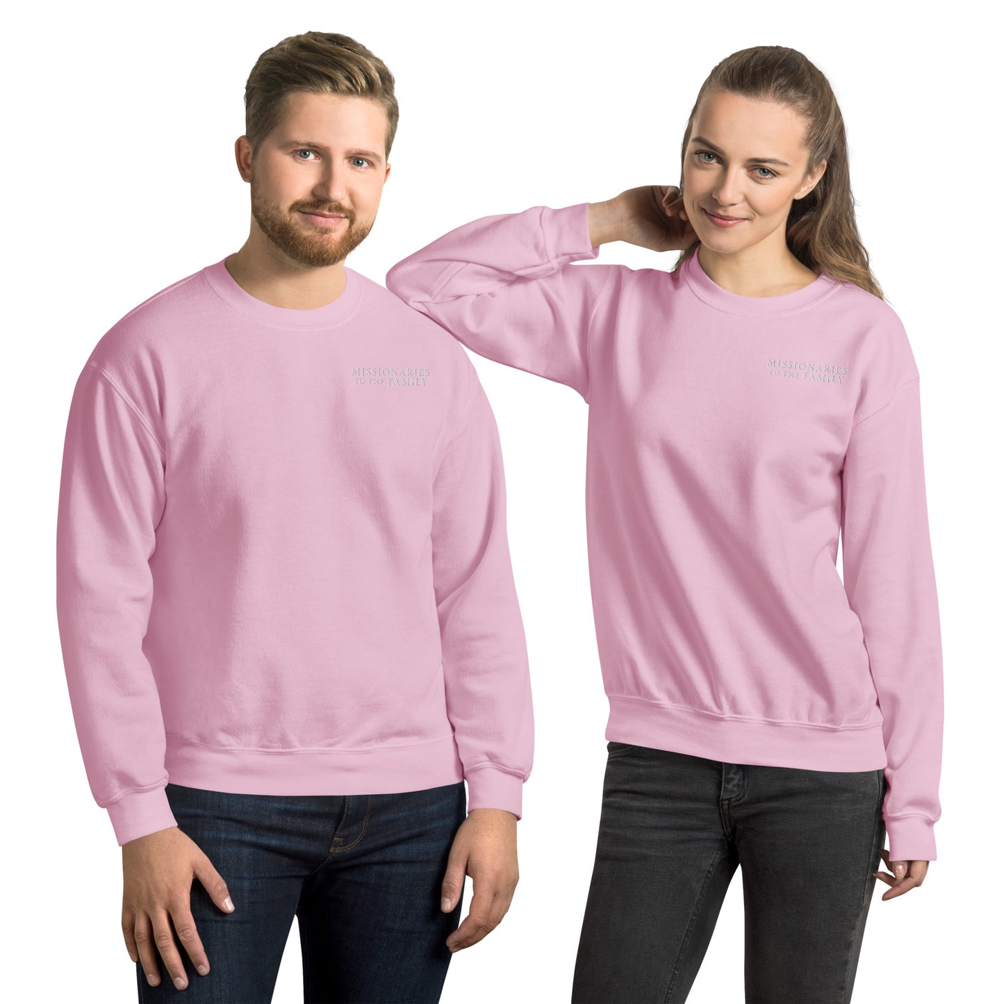 Missionaries to the Family Embroidered Unisex Sweatshirt