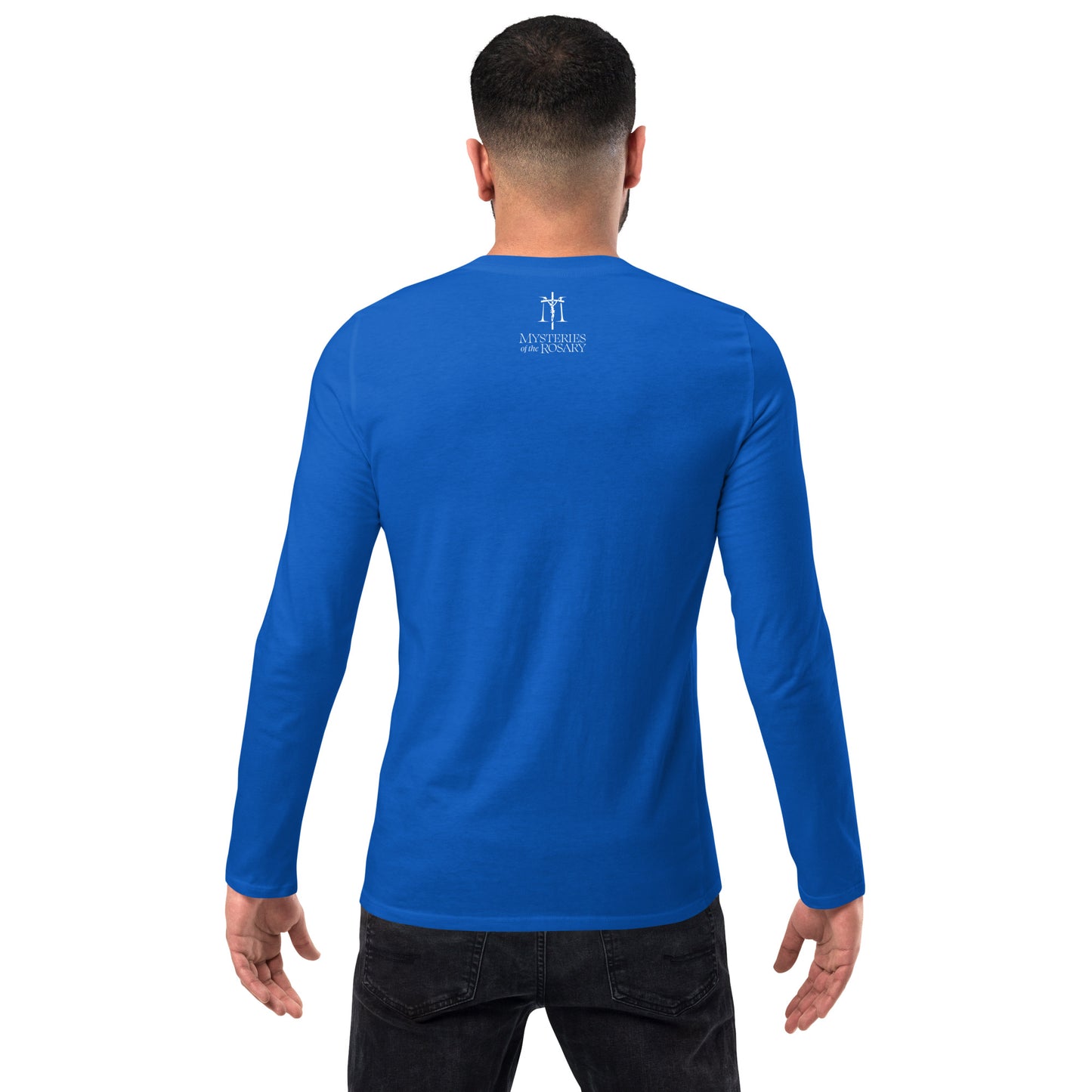 Mysteries of the Rosary Unisex Embroidered fashion long sleeve shirt