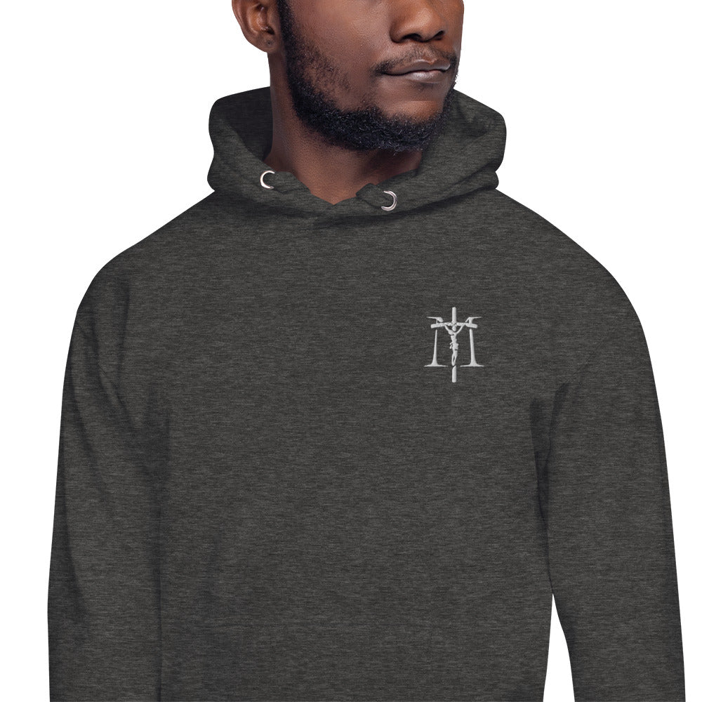Mysteries of the Rosary Embroidered Unisex Premium Hoodie