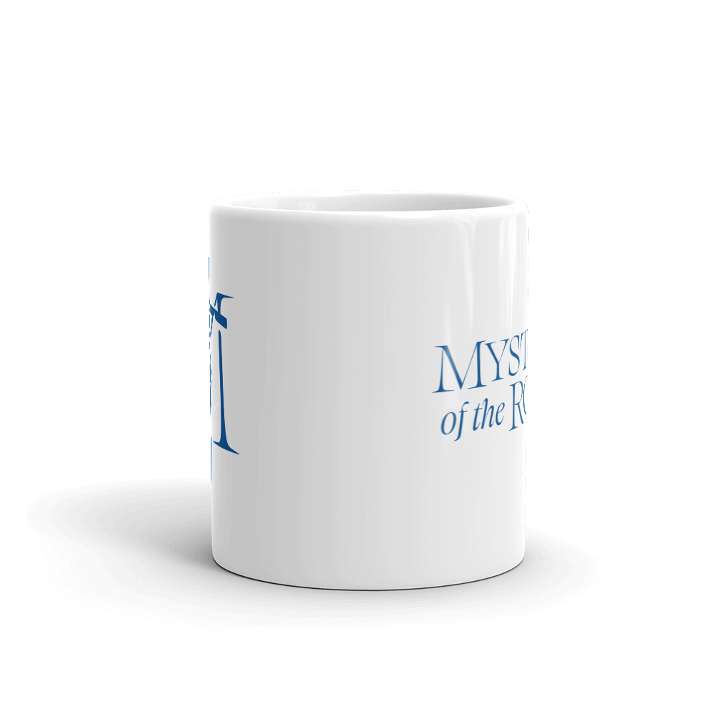 Mysteries of the Rosary White Glossy Mug