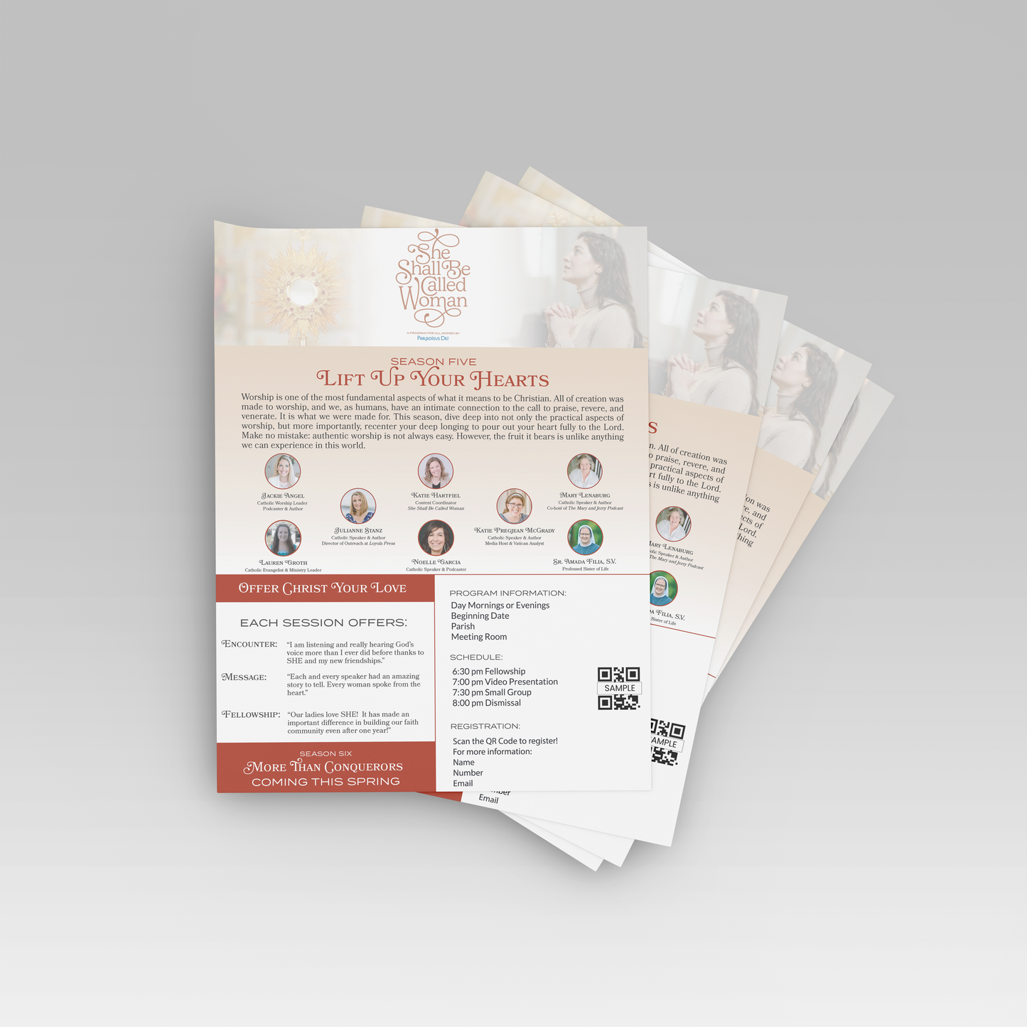 Lift Up Your Hearts - Printed Bulletin Inserts (Min order 100)