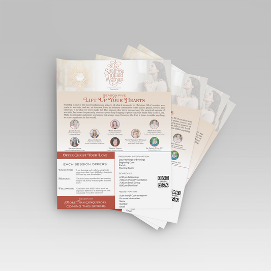 Lift Up Your Hearts - Printed Bulletin Inserts (Min order 100)