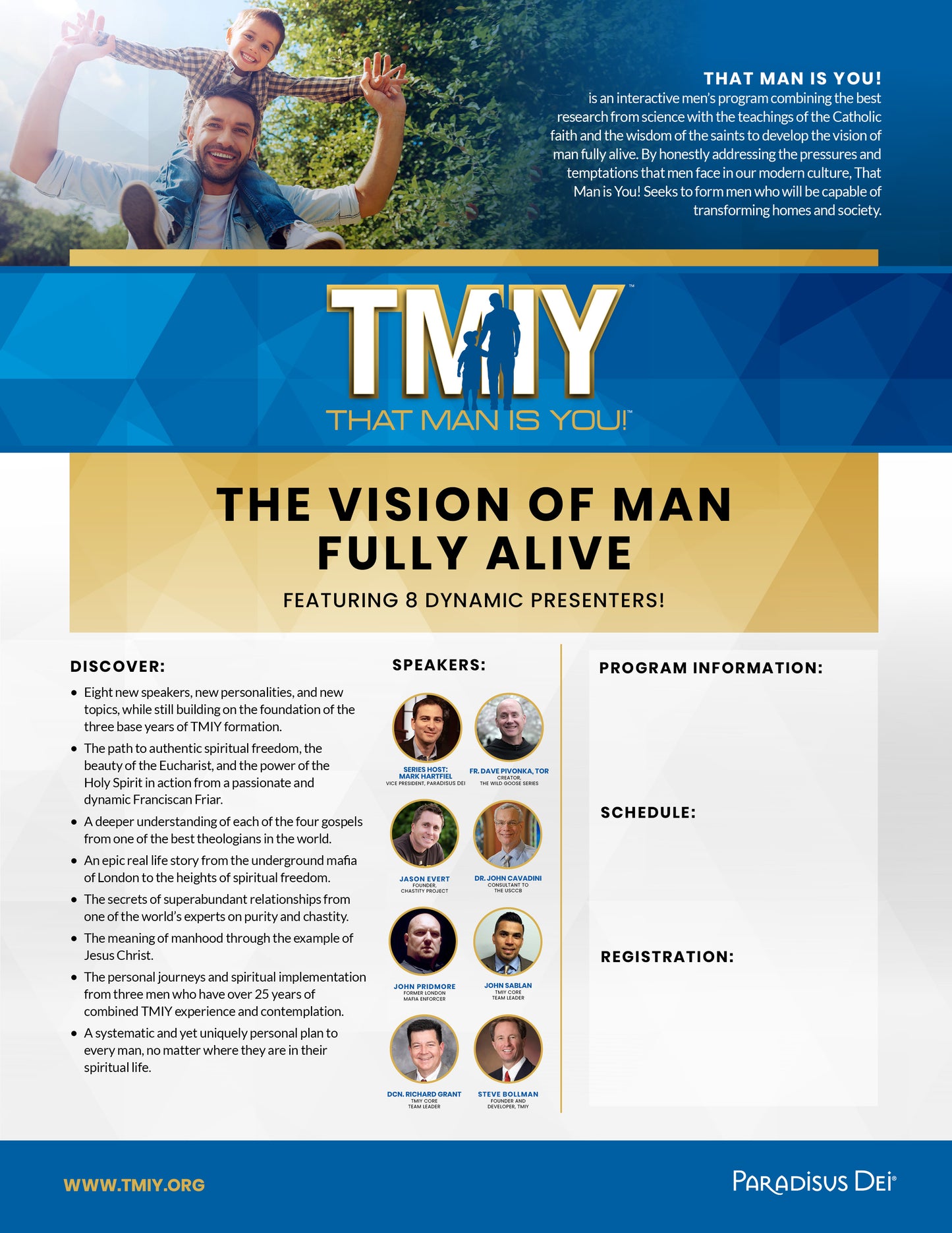 The Vision of Man Fully Alive Bulletin Insert - Digital File Only