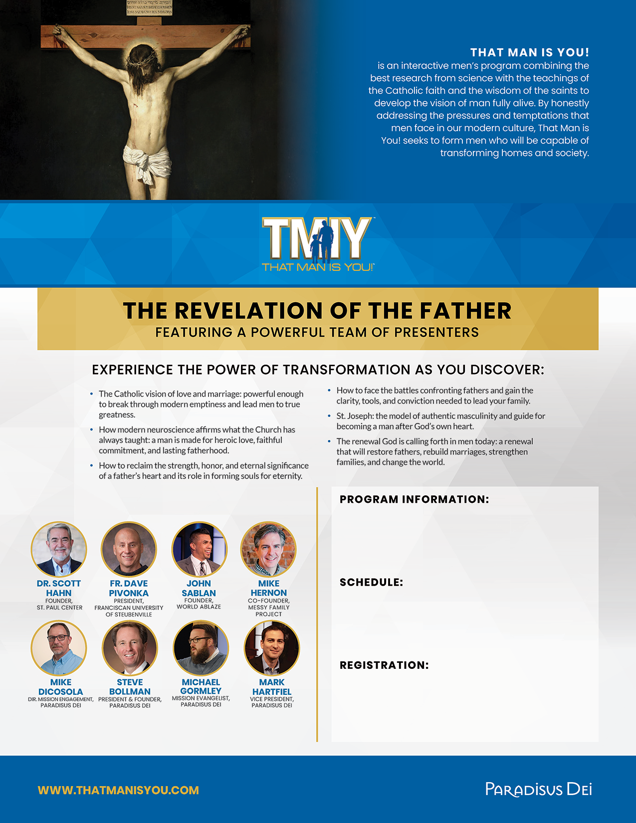 Revelation of the Father Bulletin Insert - Digital File Only