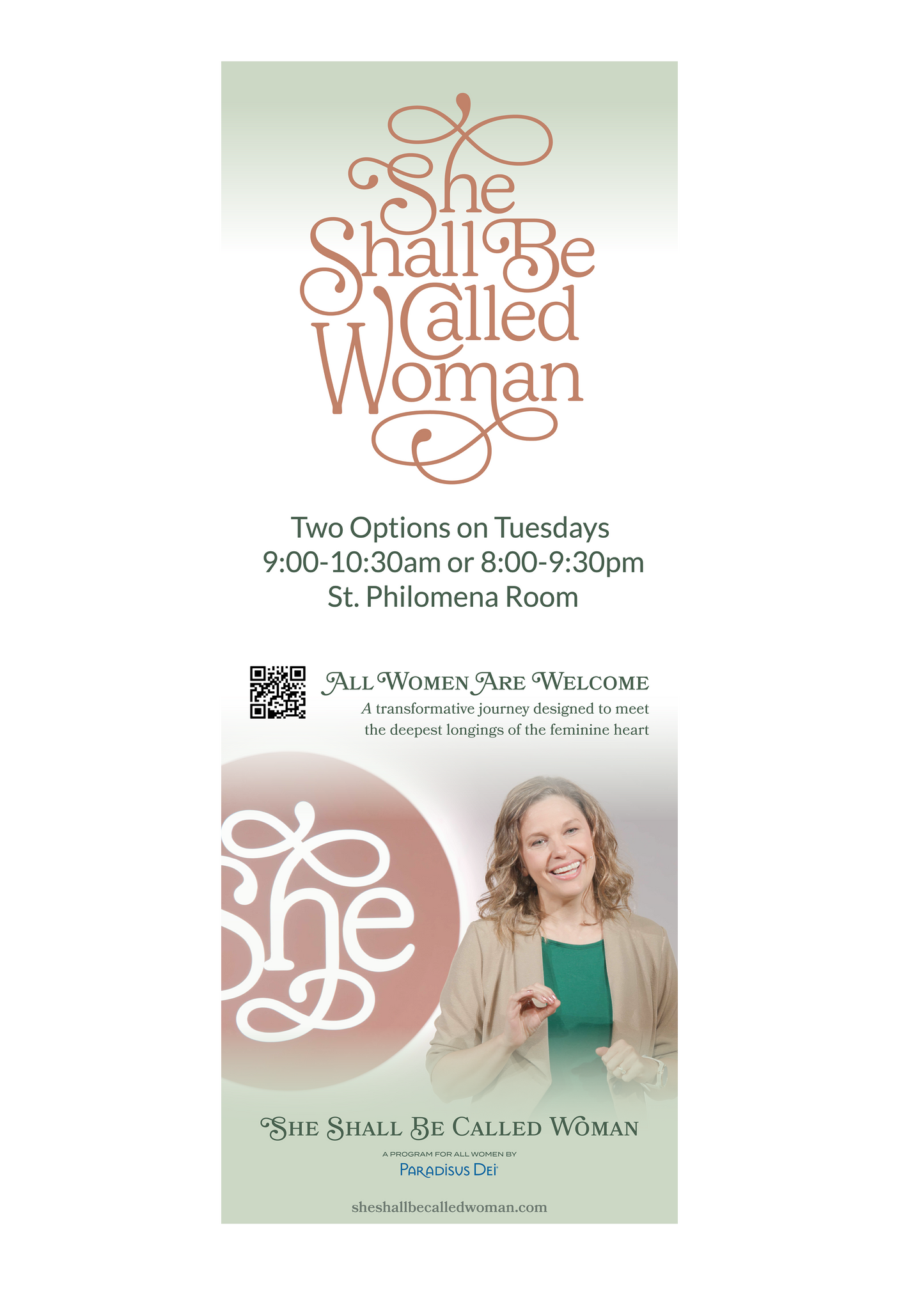 She Shall Be Called Woman Custom Pop-up Banner Refill (no Stand)