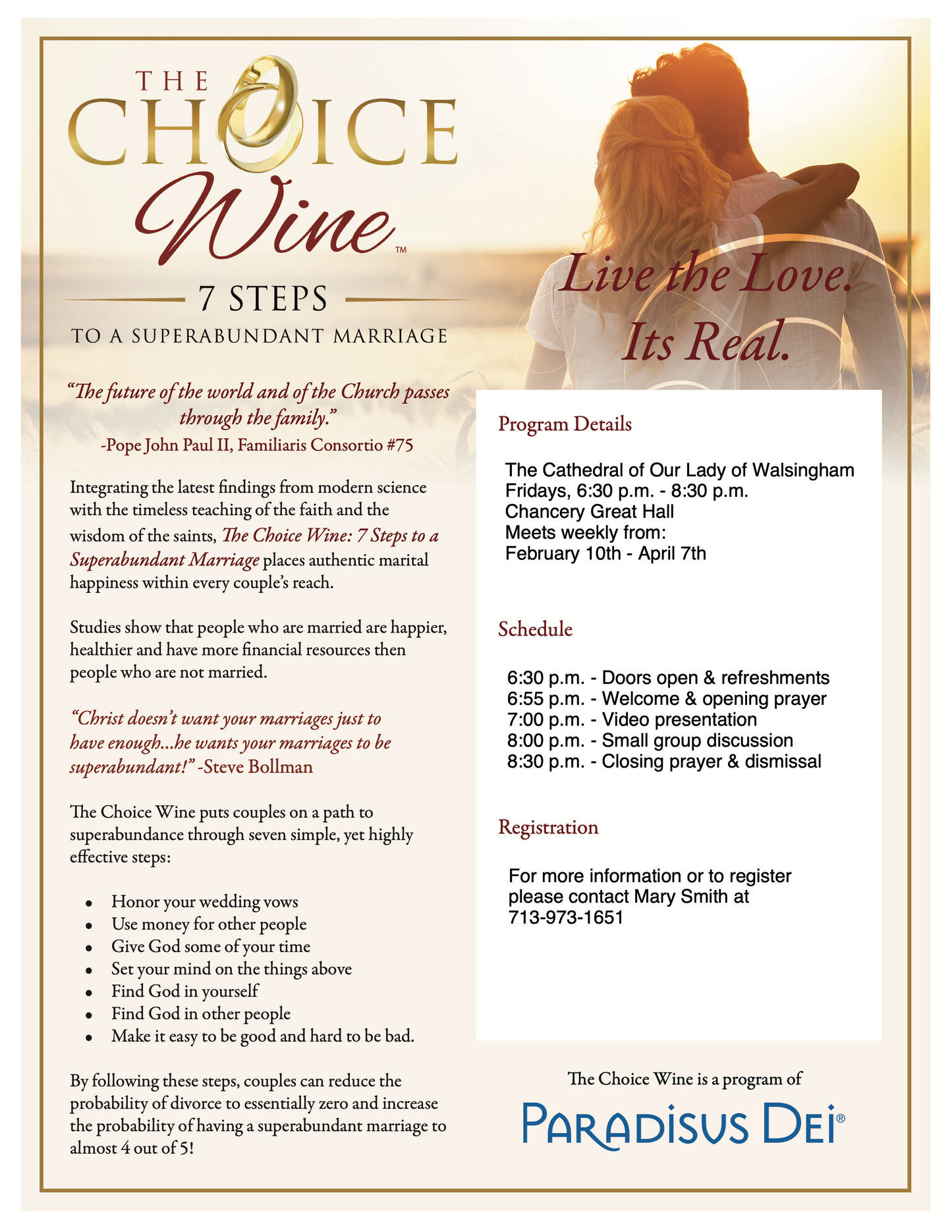 The Choice Wine - Printed Bulletin Inserts (Min order 100)