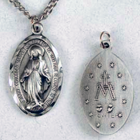 Miraculous Medal and Chain