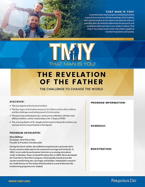 The Revelation of the Father - Printed Bulletin Inserts (Min order 100)