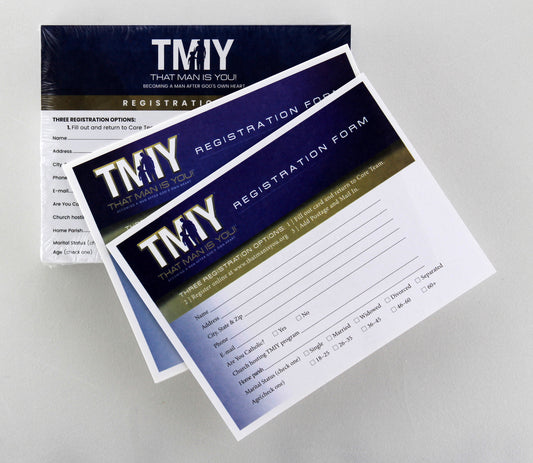 TMIY Registration Cards - Pack of 100