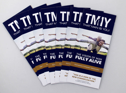 The Vision of Man Fully Alive Trifolds - Pack of 50