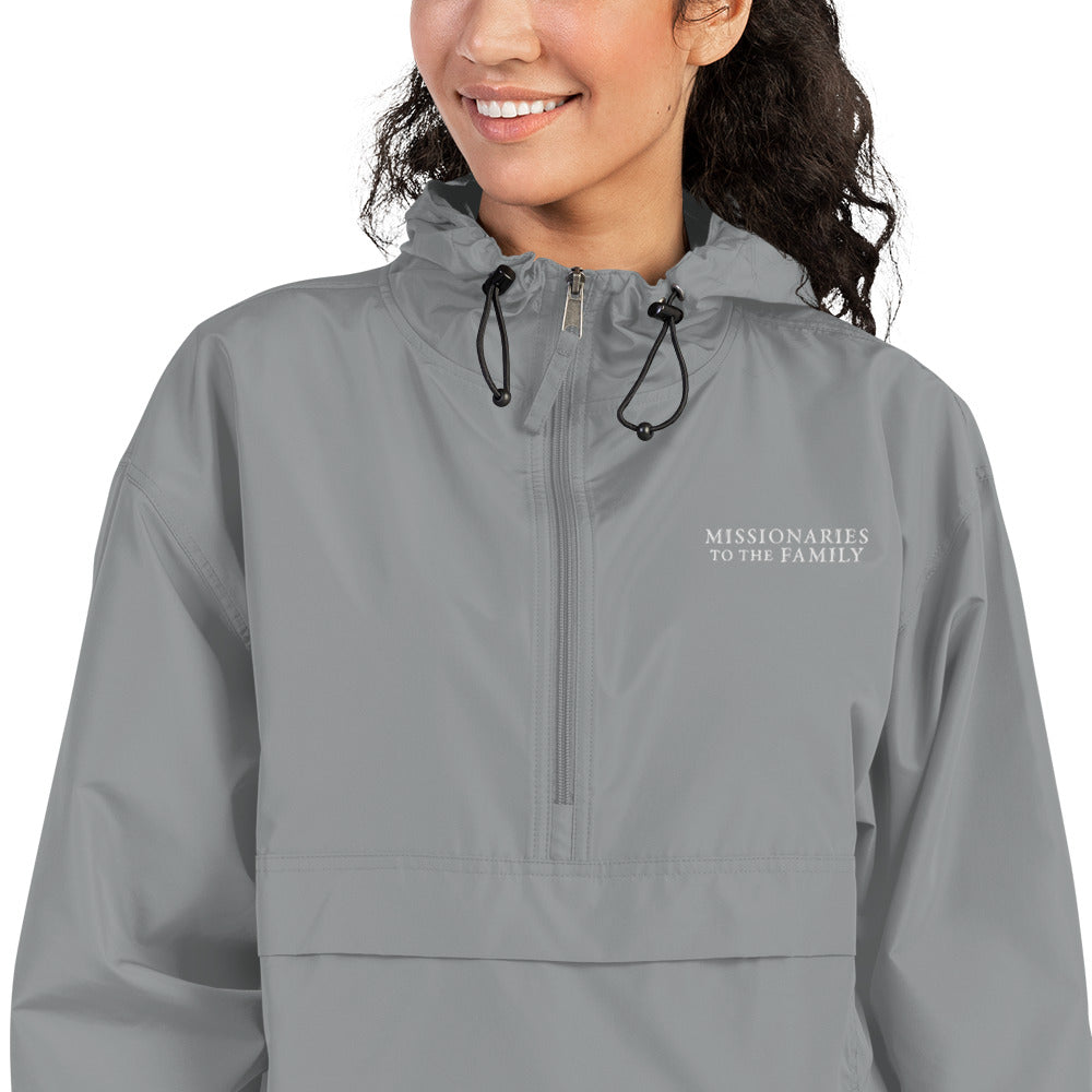 Missionaries to the Family Embroidered Champion Packable Jacket