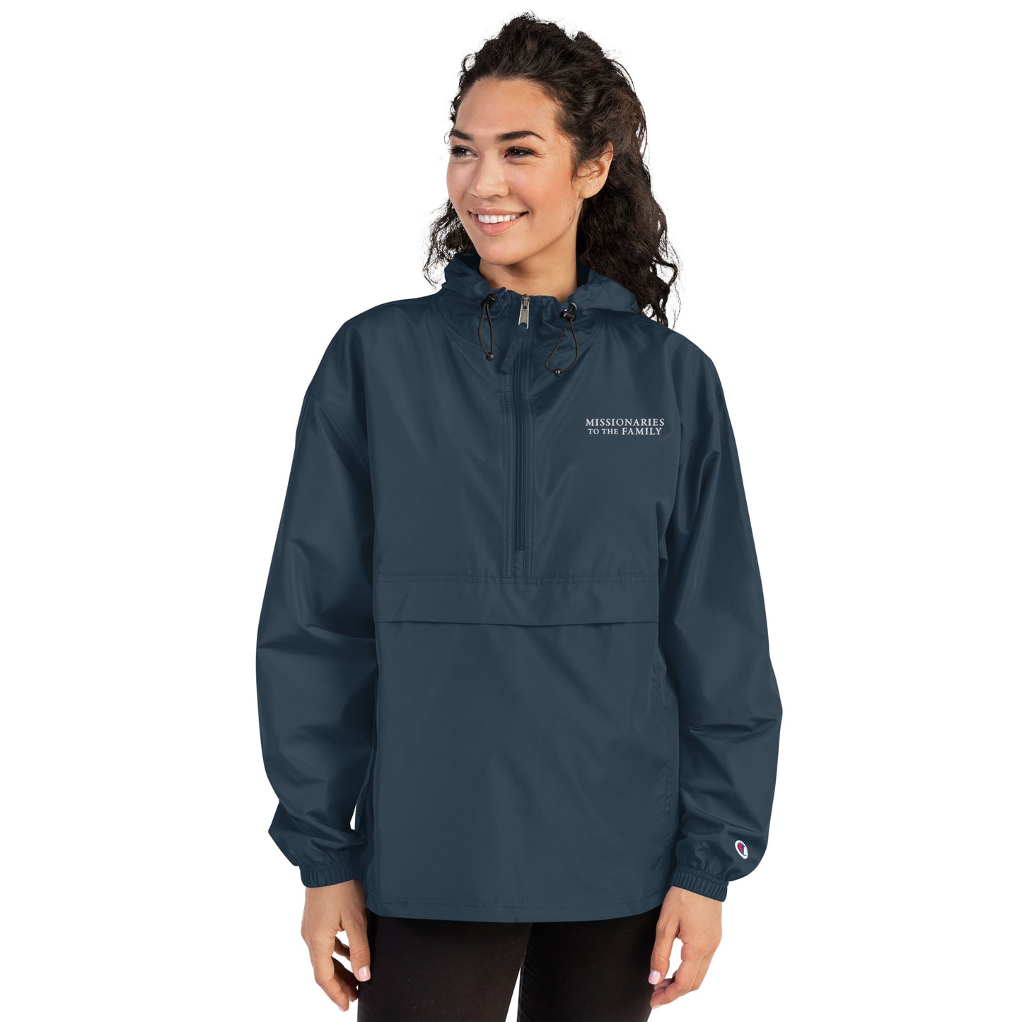 Missionaries to the Family Embroidered Champion Packable Jacket