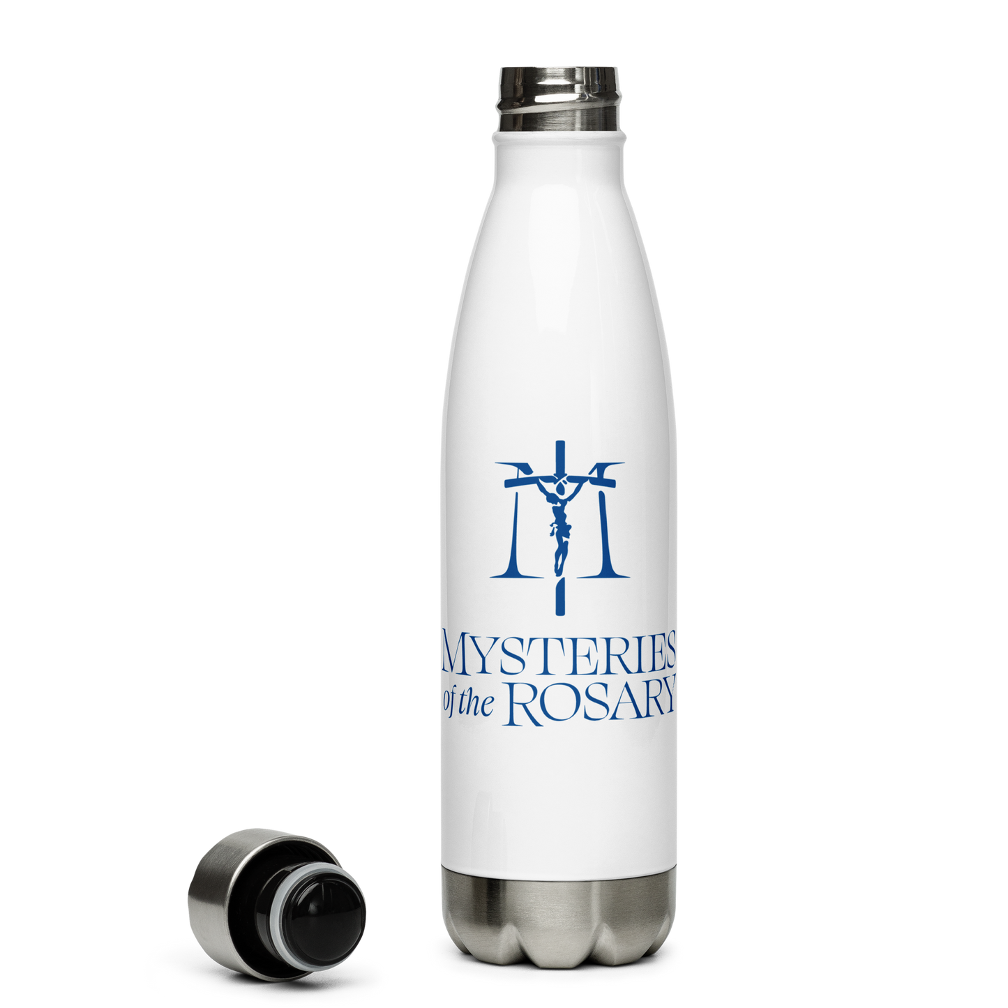 Mysteries of the Rosary Stainless Steel Water Bottle