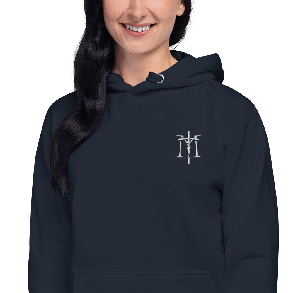 Mysteries of the Rosary Embroidered Unisex Premium Hoodie
